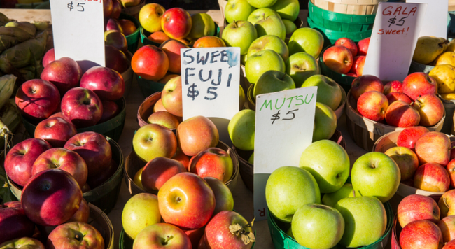 Variety of Apples 